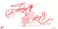 COUVERCLES LATERAUX pour Honda CB 500 X de 2019
