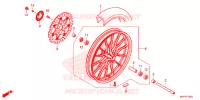 ROUE AVANT pour Honda CB 500 X de 2019