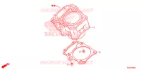 CYLINDRE pour Honda CB 250 R de 2019