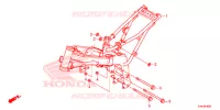 CADRE (CRF110FK) pour Honda CRF 110 de 2019
