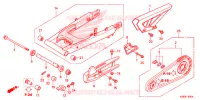 BRAS OSCILLANT pour Honda CRF 125 F BIG WHEELS de 2018