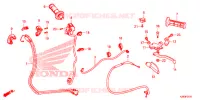 LEVIER DE GUIDON   CABLE   COMMODO (CRF125F/FB K) pour Honda CRF 125 F BIG WHEELS de 2019