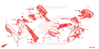 RETROVISEUR pour Honda FORZA 300 ABS TOP CASE de 2018