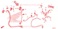 LEVIER DE GUIDON   CABLE   COMMODO (CRF125F/FB K) pour Honda CRF 125 F de 2019