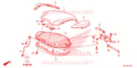 COUVERCLE DE COFFRE pour Honda NC 750 S DCT de 2019
