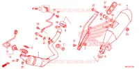 SILENCIEUX D'ECHAPPEMENT pour Honda NC 750 S DCT de 2019