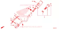 SILENCIEUX D'ECHAPPEMENT (CRF125F/FB'19) pour Honda CRF 125 F de 2019
