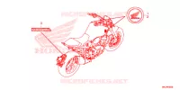 AUTOCOLLANTS pour Honda CB 1000 R ABS de 2019