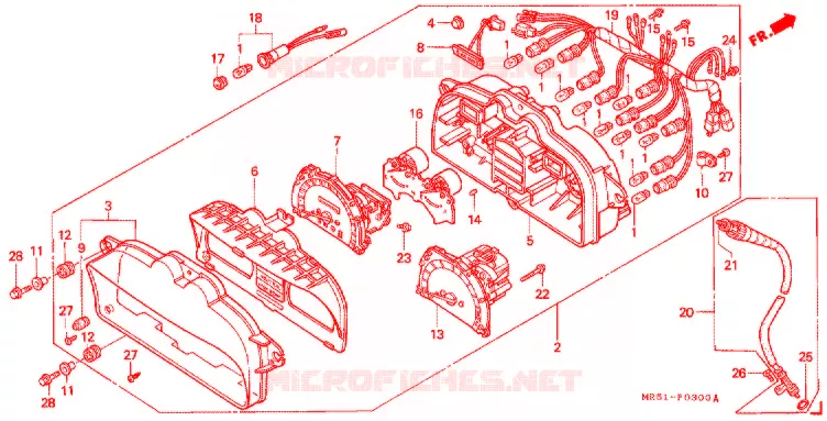 COMPTEUR Honda MOTO 800 PC800 1990  PC800L