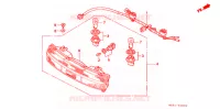 FEU ARRIERE pour Honda PACIFIC COAST 800 TYPE 2 de 1992