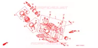 CULASSE (ARRIERE) pour Honda PACIFIC COAST 800 TYPE 2 de 1996
