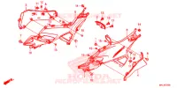 COUVERCLES LATERAUX pour Honda NC 750 X ABS DCT de 2019