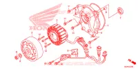 ROTOR   STATOR pour Honda RUCKUS 50 de 2019