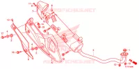 SILENCIEUX D'ECHAPPEMENT pour Honda SH 150 ABS D SPECIAL 2E de 2019