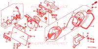 FEU ARRIERE pour Honda SHADOW 750 de 2001