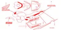T (2) pour Honda CB 400 SUPER FOUR TWO TONE de 2006