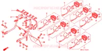 FEUX ARRIERE pour Honda CB 750 Driving School de 2006