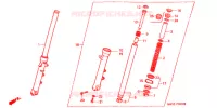 FOURCHE pour Honda CB 750 Driving School de 2006