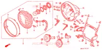 PHARE pour Honda CB 750 Driving School de 2006