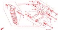 AMORTISSEUR ARRIERE pour Honda CBR 1000 DUAL CBS de 1993