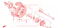 ROUE ARRIERE pour Honda CBR 1000 DUAL CBS de 1993