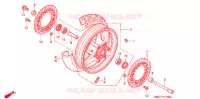 ROUE AVANT pour Honda CBR 1000 DUAL CBS de 1993