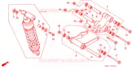 AMORTISSEUR ARRIERE pour Honda CBR 1000 DUAL CBS de 1995
