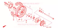 ROUE ARRIERE pour Honda CBR 1000 DUAL CBS de 1995