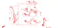 PEDALE   KICK pour Honda CR 125 R de 1990
