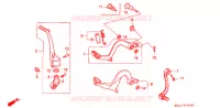 PEDALE   KICK pour Honda CR 125 R de 1995