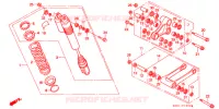 AMORTISSEUR ARRIERE (3) pour Honda CR 250 R de 1993