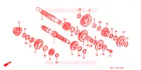 BOITE DE VITESSES pour Honda CR 250 R de 1994