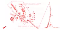 MAITRE CYLINDRE DE FREIN AVANT (2) pour Honda CR 250 R de 1996