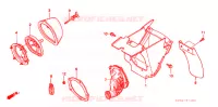 FILTRE A AIR pour Honda CR 250 R de 1998