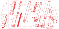 FOURCHE pour Honda CR 250 R de 2002