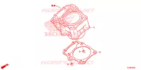 CYLINDRE pour Honda CBR 250 R de 2018