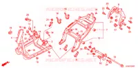 CADRE pour Honda 50 CREA SCOOPY de 2009