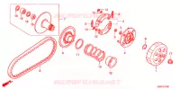 EMBRAYAGE pour Honda 50 CREA SCOOPY de 2009