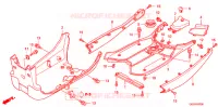 MARCHE PIEDS pour Honda 50 CREA SCOOPY de 2009