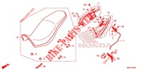 SELLE pour Honda CB 500 X ABS de 2019
