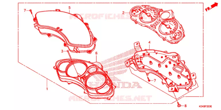 COMPTEUR  Honda SCOOTER 300 FORZA 2015  NSS300AD
