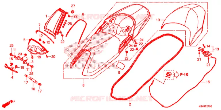 SELLE Honda SCOOTER 300 FORZA 2013  NSS300AD