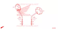 RETROVISEUR pour Honda ZOOMER 110 X de 2015