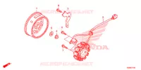 ALTERNATEUR pour Honda CBF 160 UNICORN de 2019