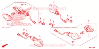 CLIGNOTANT pour Honda CBF 160 UNICORN de 2019