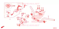 GUIDON   TE DE FOURCHE pour Honda CBF 160 UNICORN de 2019