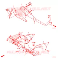 SILENCIEUX D'ECHAPPEMENT pour Honda CBF 160 UNICORN de 2019