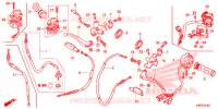 LEVIER DE GUIDON   CABLE   COMMODO pour Honda ACE 110 ELECTRIC START de 2019