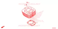 CYLINDRE pour Honda CRF 230 F de 2019