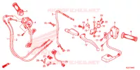 LEVIER DE GUIDON   CABLE   COMMODO pour Honda CRF 250 L de 2019